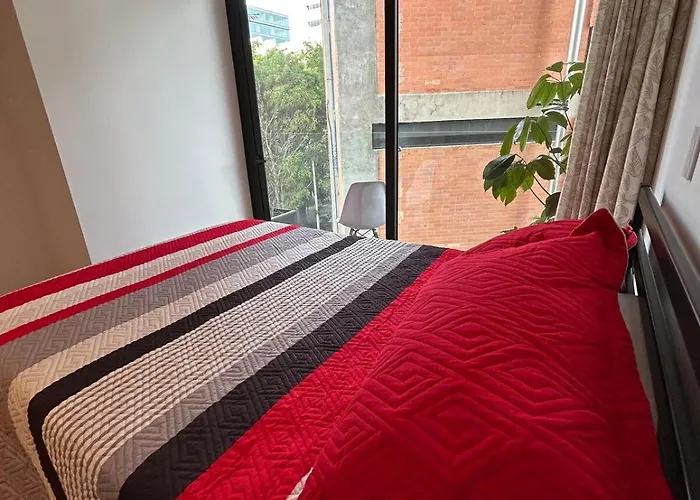 Roma Norte, Pool, Gym, Rooftop, Coworking, Balcony & Parking Apartment *