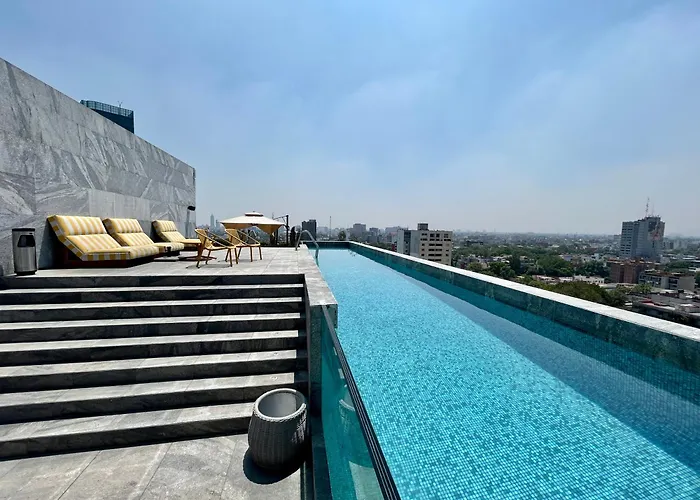 Roma Norte, Pool, Gym, Rooftop, Coworking, Balcony & Parking *